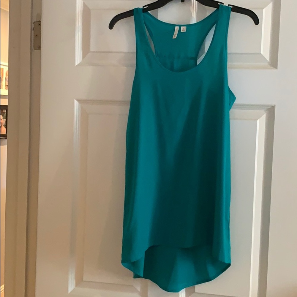 Racer back silky tank